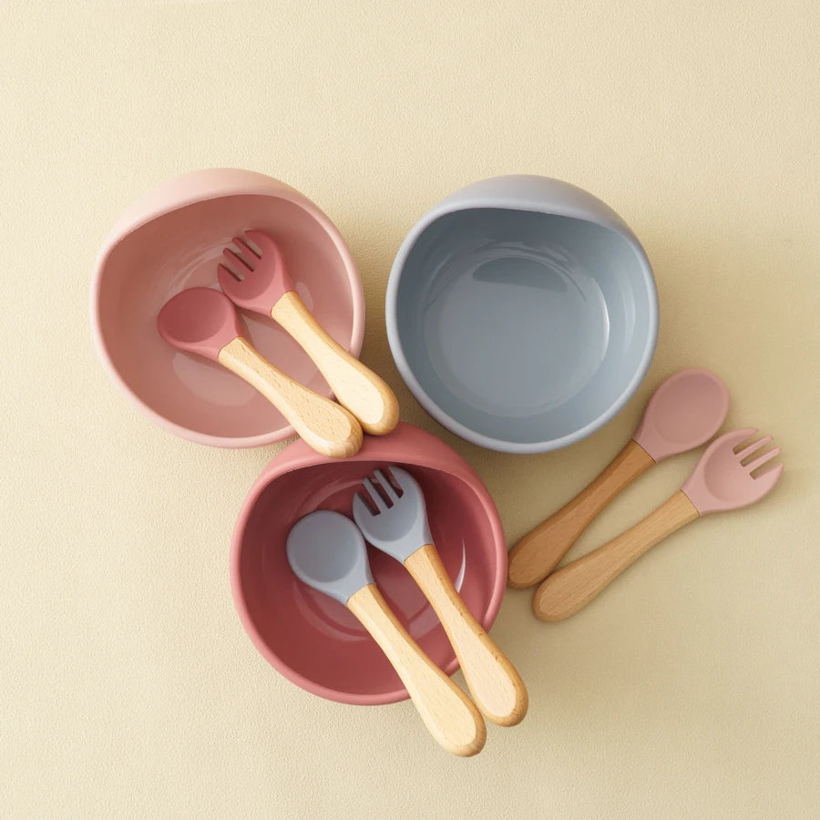 Silicone Baby Feeding Set